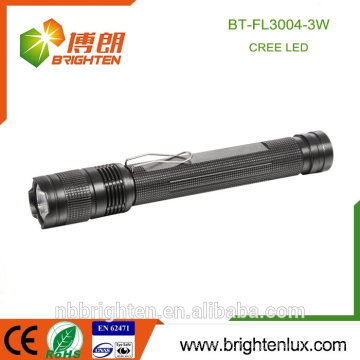 Factory Wholesale Best Bright Aluminum Material 3w Cree XML 2 * AA Emergency Protable torche à haute puissance avec cilp